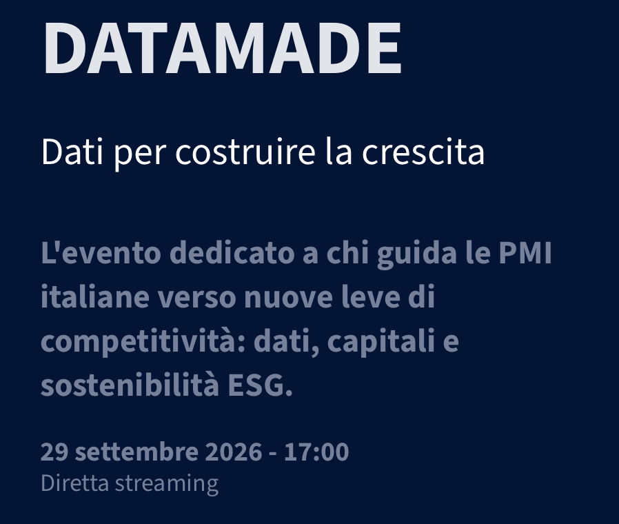 Data Made - Dati per costruire la crescita